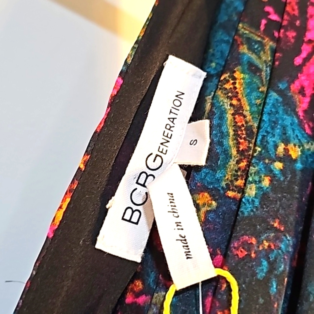 BCBGeneration formal Occasion dress Multi colors small nwt - Picture 10 of 12